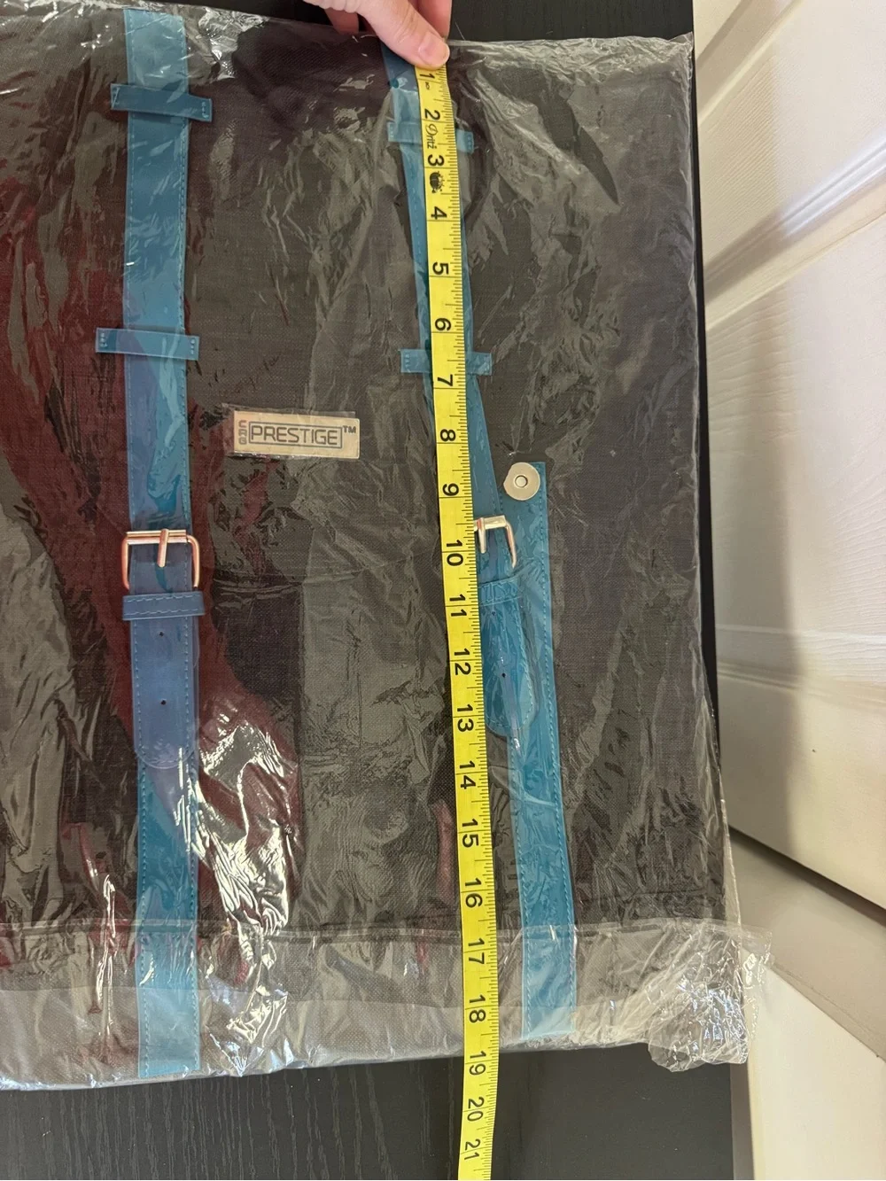 CRG Prestige Laptop Backpack Grey & Teal - NWT Sealed!